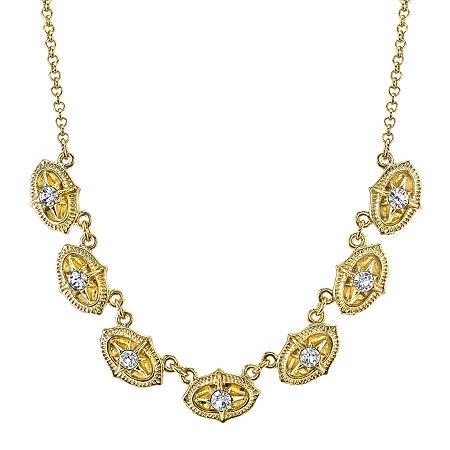 1928 Jewelry Crystal Collar Necklace