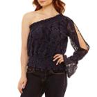 Bold Elements Lace One Shoulder Top