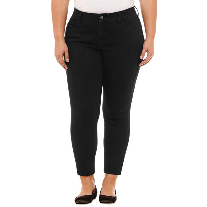 St. John's Bay Secretly Slender Skinny Ankle Jean-plus