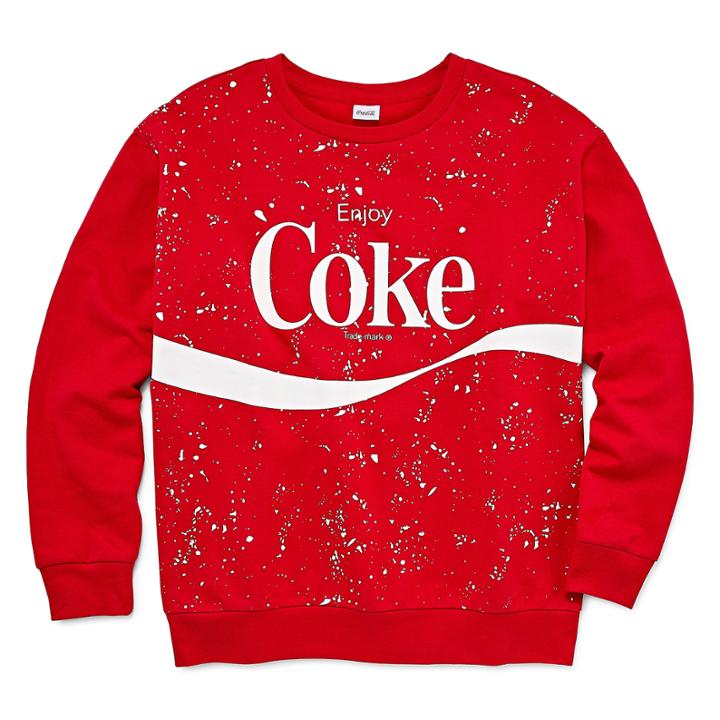 Coke Sweatshirt-juniors Plus