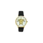 Olivia Pratt Pop Sea Turtle Womens Black Strap Watch-a917404black