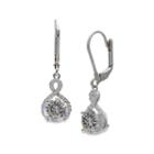 Silver Enchantment&trade; Cubic Zirconia Sterling Silver Infinity Drop Earrings