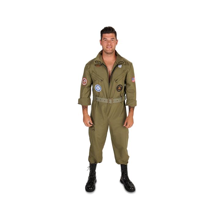 Military Fighter Pilot Jumpsuit Adult Costume
