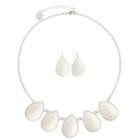 Liz Claiborne Womens 2-pack White Jewelry Set
