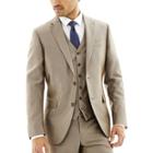 Jf J. Ferrar Slim-fit Luster Herringbone Suit Jacket