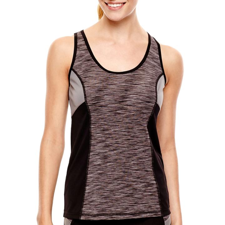 Xersion&trade; Space-dyed Colorblock Tank Top