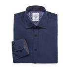 Society Of Threads Long Sleeve Woven Pin Dot Dress Shirt