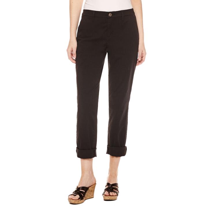 St. John's Bay Twill Flat Front Pants