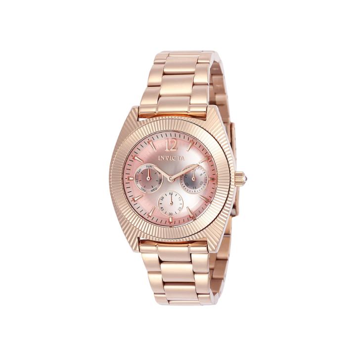 Invicta Angel Unisex Rose Goldtone Strap Watch-23750
