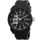 Joshua & Sons Mens Black Strap Watch-j-63bk