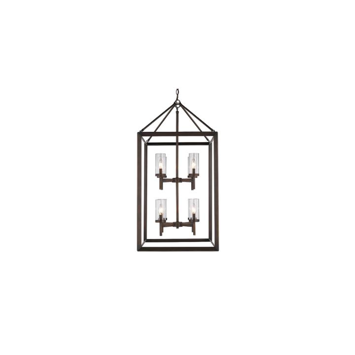 Smyth 8-light Pendant In Gunmetal Bronze