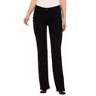 St. John's Bay Sjb Secretly Slender Embellished Straight Jean Straight Fit Straight Leg Jeans