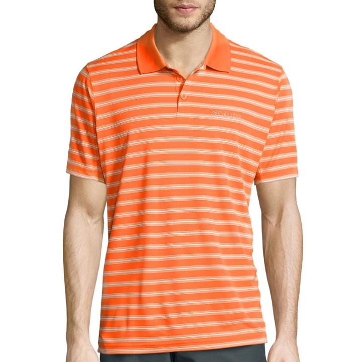 Columbia Oak View Short-sleeve Striped Polo