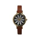 Olivia Pratt Womens Brown Strap Watch-20378lightbrownflower