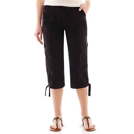 St. John's Bay Cargo Cropped Pants