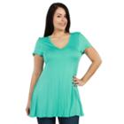 24/7 Comfort Apparel Kathy Tunic Top - Plus