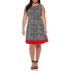 Alyx Sleeveless Fit-and-flare Dress - Plus