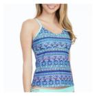 Arizona Stripe Tankini Swimsuit Top-juniors