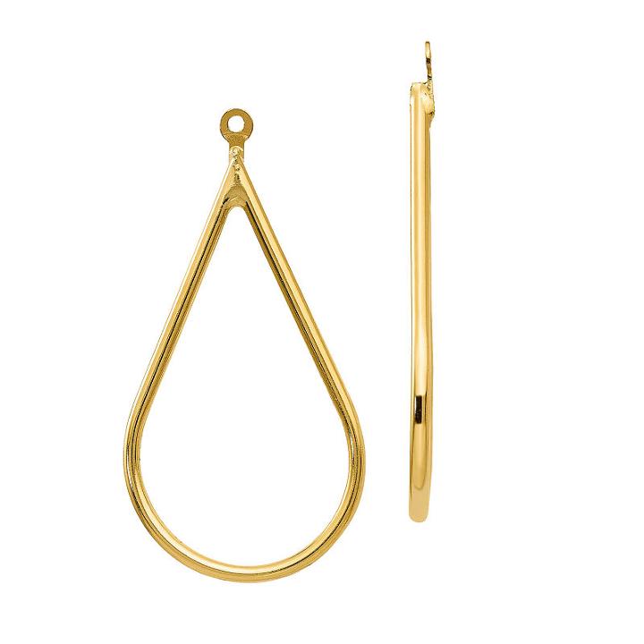 Pear Earring Jackets