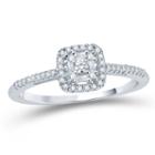 1/4 Ct. T.w. Round White Diamond 10k Gold Engagement Ring