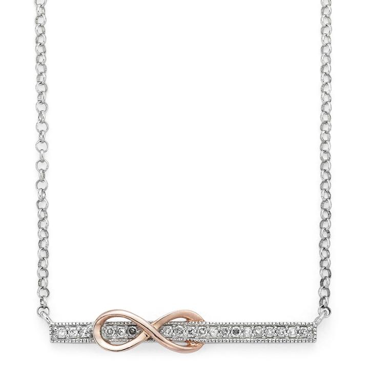 Infinite Promise Sterling Silver Gold Over Silver 18 Inch Chain Necklace