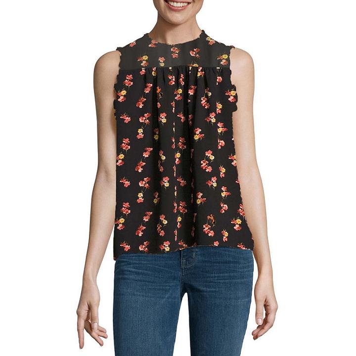 A.n.a Woven Tank Top - Tall