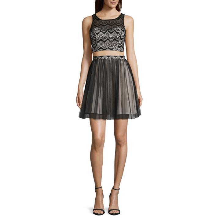 My Michelle 2-pc. Sleeveless Two-tone Party Dress - Juniors