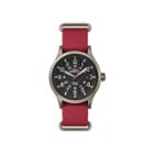 Timex Expedition Scout Mens Red Fabric Strap Watch