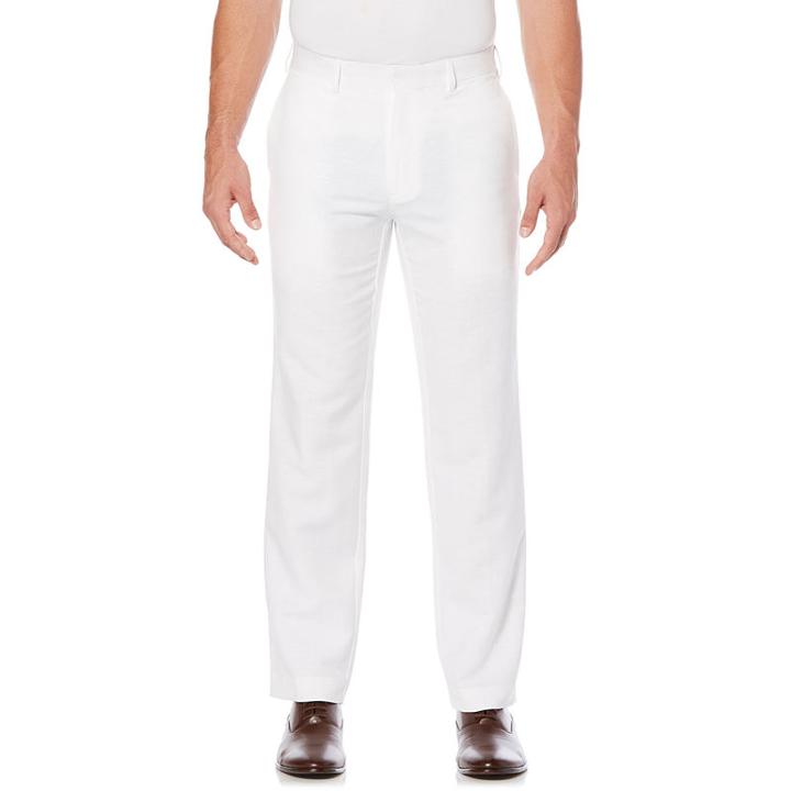 Cubavera Original Fit Flat Front Pants