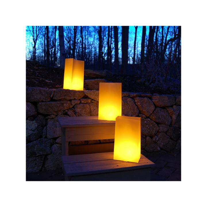 Plastic Luminaria Bags- Set Of 100