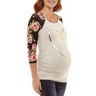 Planet Motherhood 3/4 Sleeve Love Graphic T-shirt