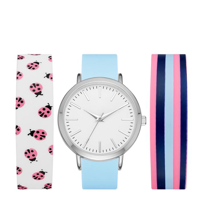 Mixit Womens Multicolor Strap Watch-fmdjps096