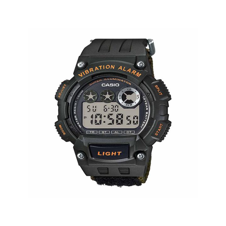 Casio Table Mens Black Strap Watch-w735hb-3avpb