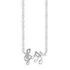 Footnotes Sterling Silver Mini Neck Test Womens Pendant Necklace