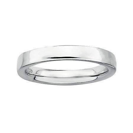 Personally Stackable Sterling Silver Stackable 1.5mm Square-edge Ring
