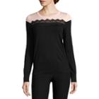 By And By Scoop Neck Pullover Sweater - Juniors