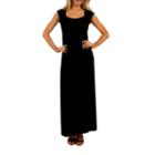 24/7 Comfort Apparel Cool Drink Of Water Maxi Dress