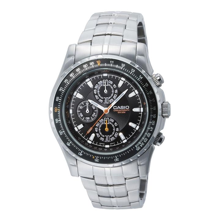 Casio Mens Stainless Steel Aviator-style Chronograph Watch Mtp4500d-1av