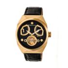 Heritor Oxford Mens Black Strap Watch-herhr5504