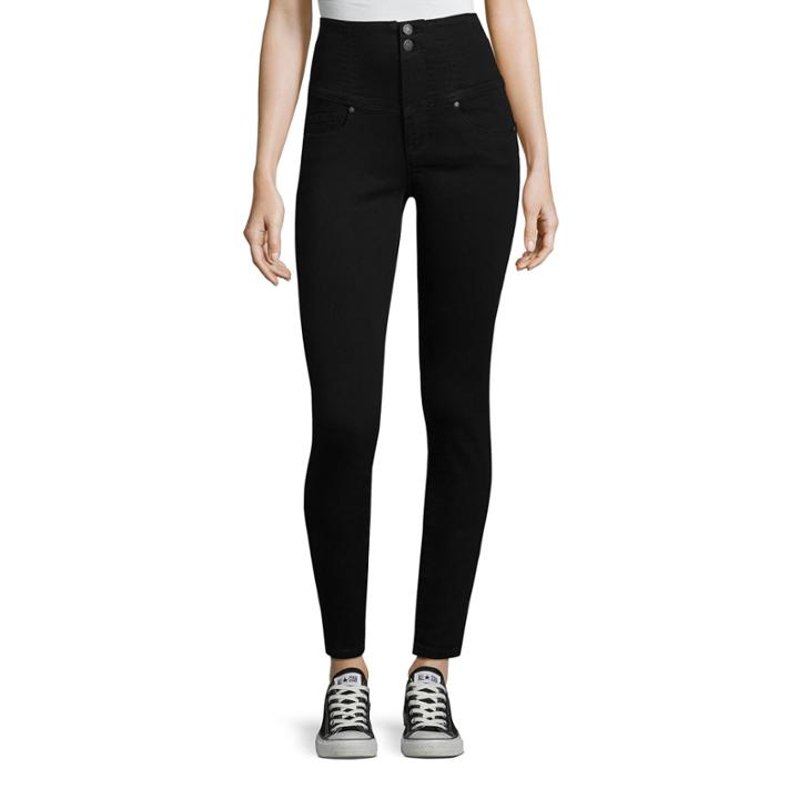 Blue Spice High Waist Corsett Skinny Jean-juniors