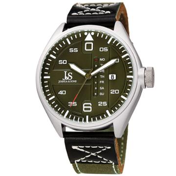 Billy London Mens Green Strap Watch-j-145gn