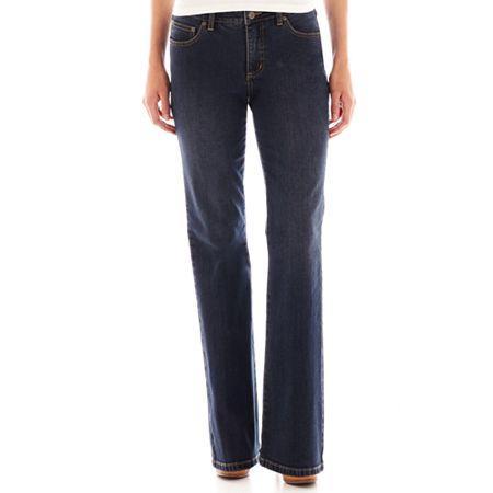 St. John's Bay Secretly Slender Bootcut Jeans