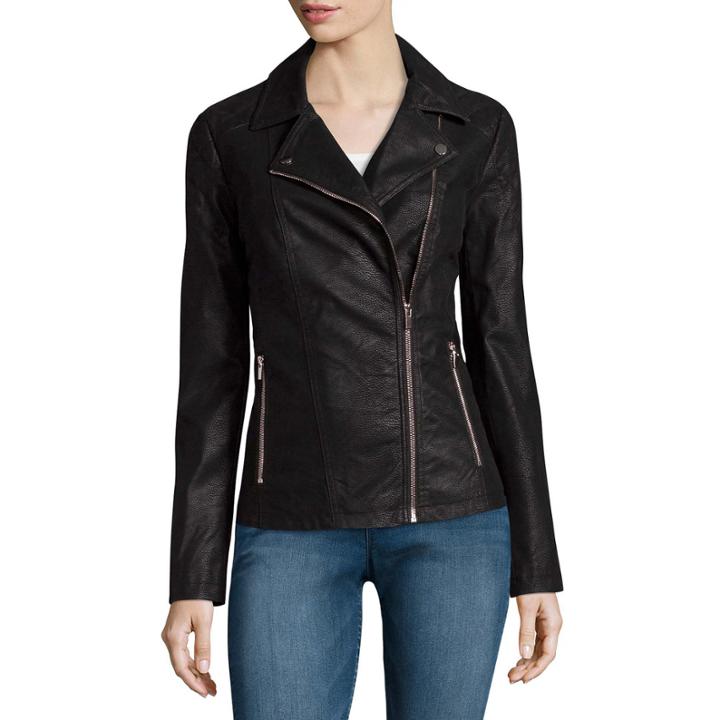 A.n.a Short Moto Faux-suede Jacket