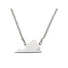Personalized Sterling Silver Virginia Pendant Necklace