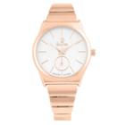 Decree Womens Rose Goldtone Strap Watch-pt2583rg