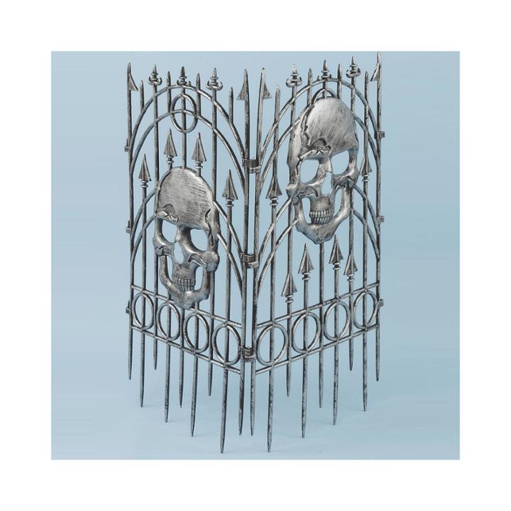Silver Skull Fence