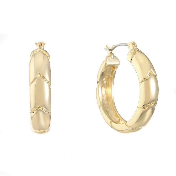 Gloria Vanderbilt 27.8mm Hoop Earrings