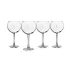 Cathy's Concepts Monogram Etched Glass Set Of 4 Personalizable Wine Glasses