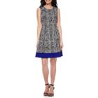 Alyx Sleeveless Lace-up-shoulder Fit-and-flare Dress - Petite