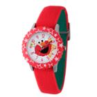 Sesame Street Red Elmo Face Time Teacher Strap Watch W003173